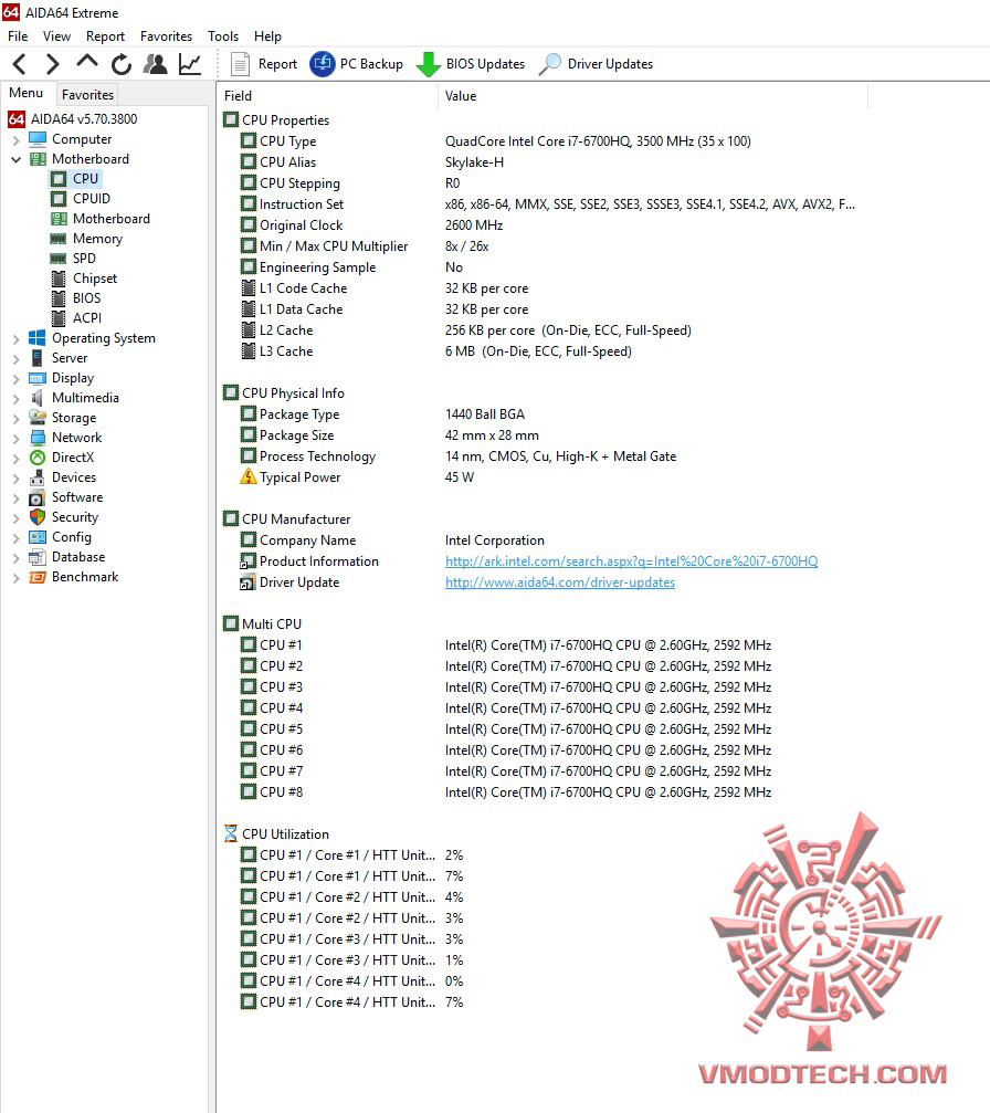 cpu MSI GP62 6QF Leopard Pro Review