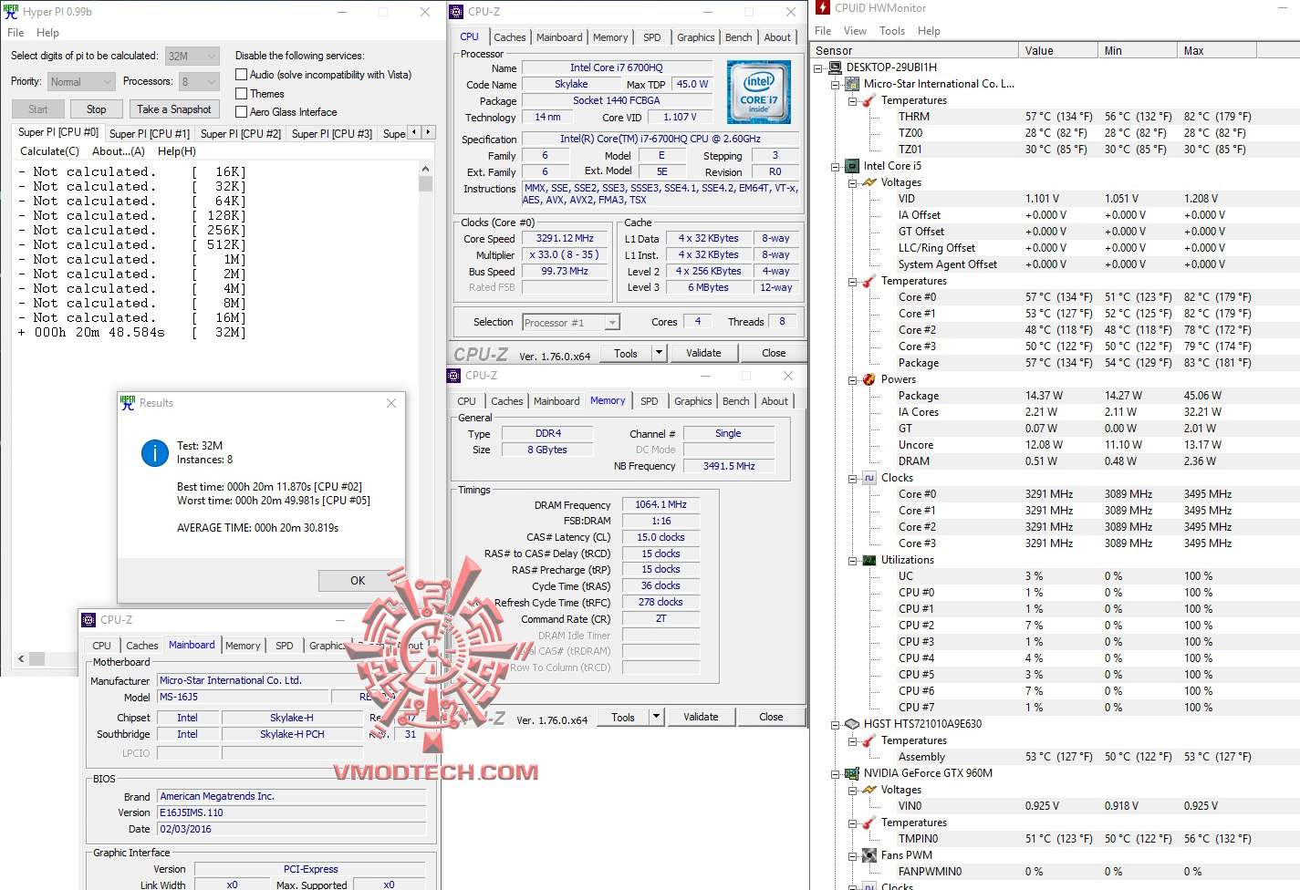 hyperpi32 all1 MSI GP62 6QF Leopard Pro Review