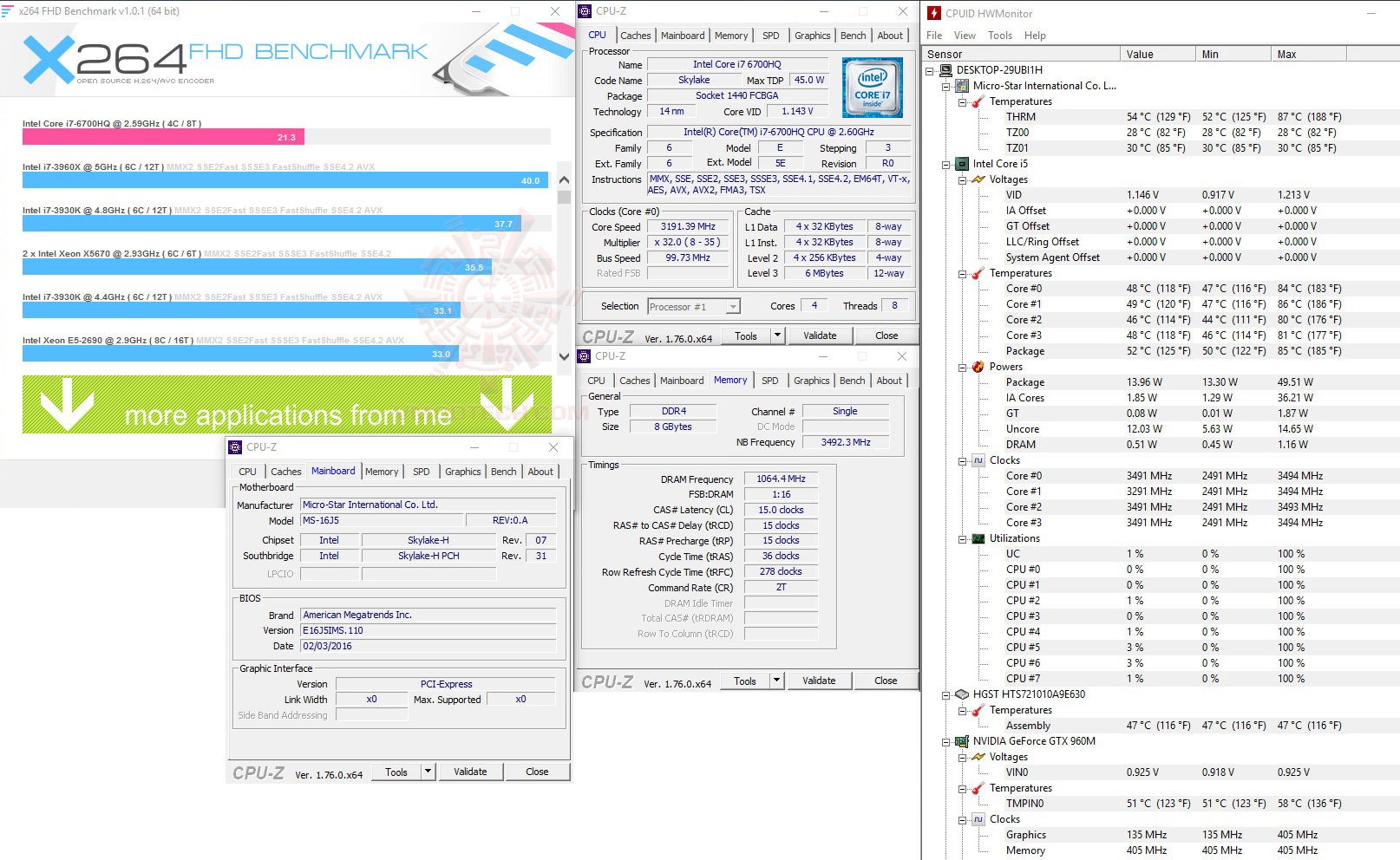 x2641 MSI GP62 6QF Leopard Pro Review