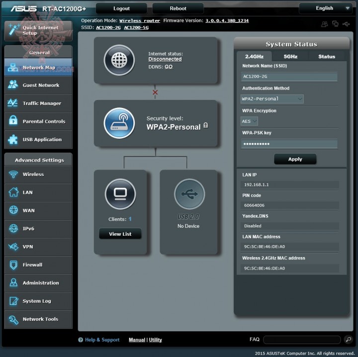 2 2 720x718 ASUS RT AC1200G+ Dual Band Wireless AC1200 Review