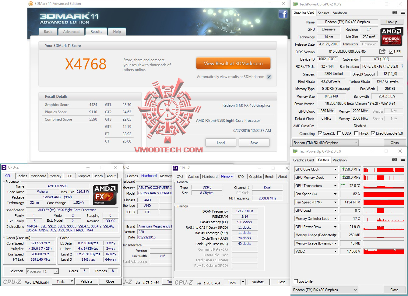 11 x oc AMD Radeon RX 480 Review