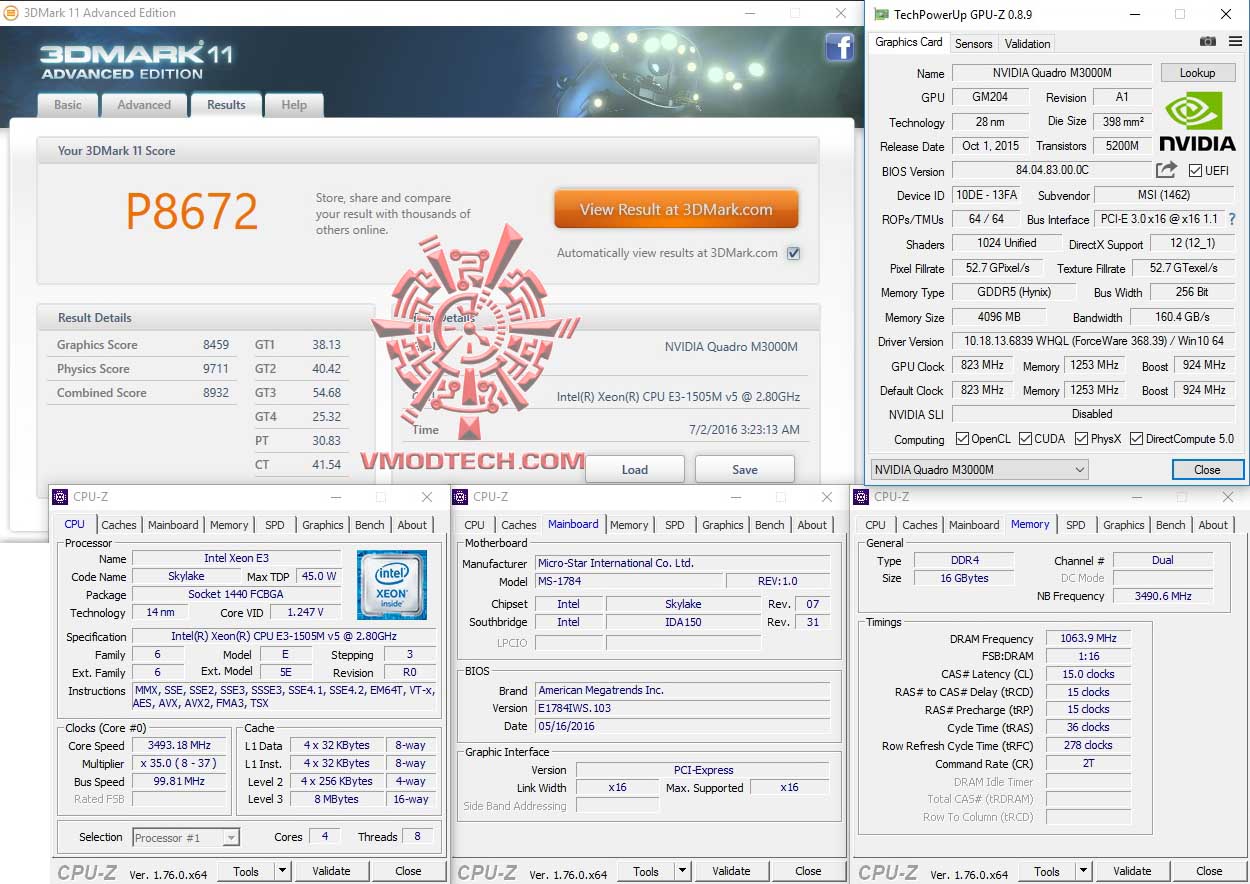 11 MSI WT72V 6QK WORKSTATION REVIEW