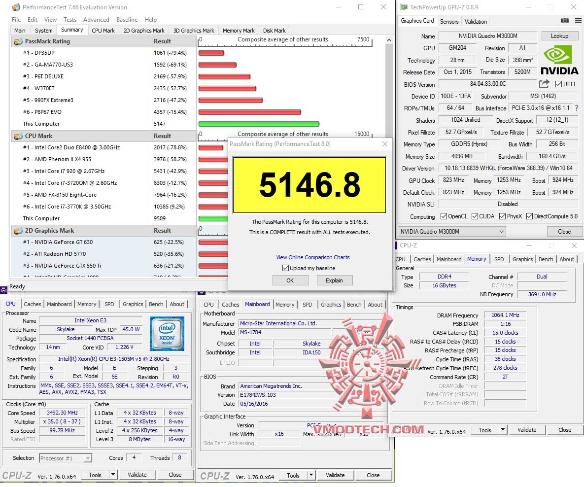 pass8 MSI WT72V 6QK WORKSTATION REVIEW