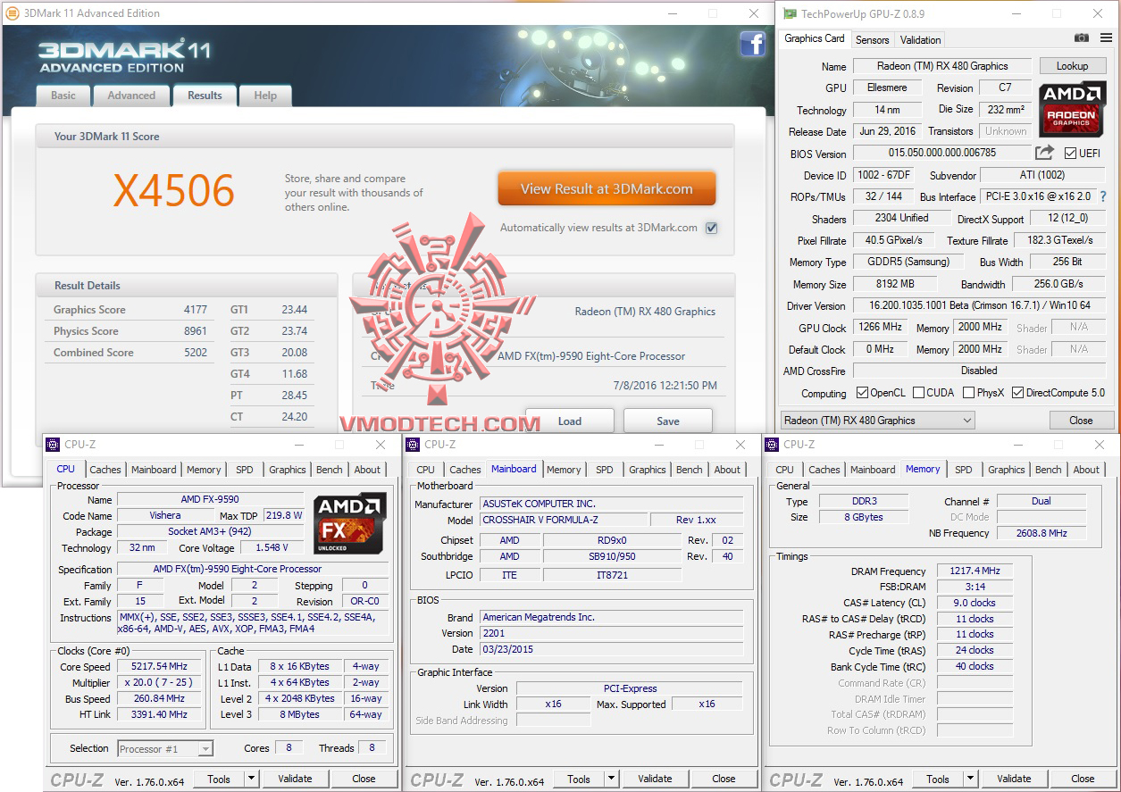 11x AMD Radeon RX 480 New Driver AMD Radeon Software Crimson 16.7.1 Comparison Review
