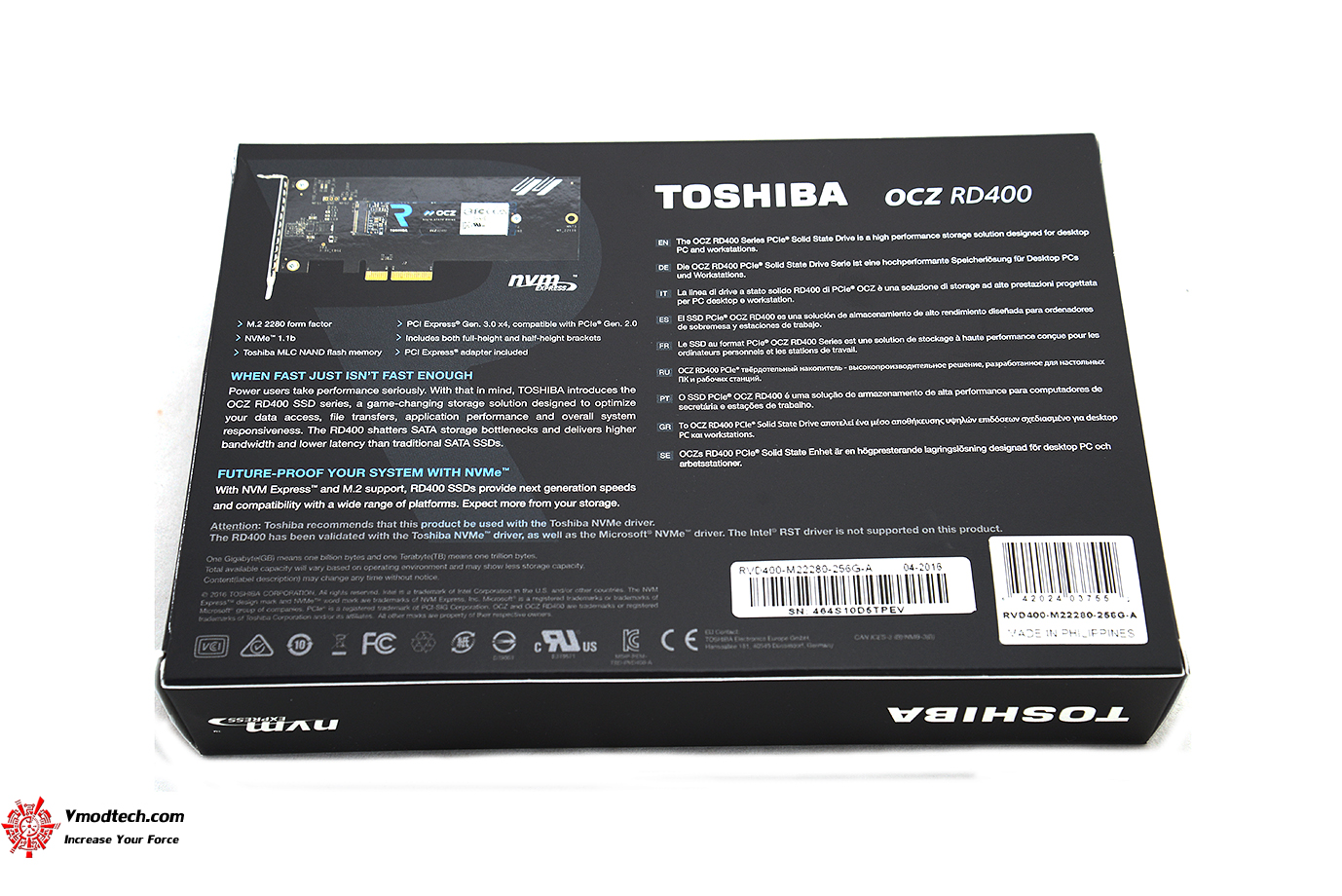 dsc 1809 Toshiba OCZ RD400 PCIe NVME SSD 256GB Review 