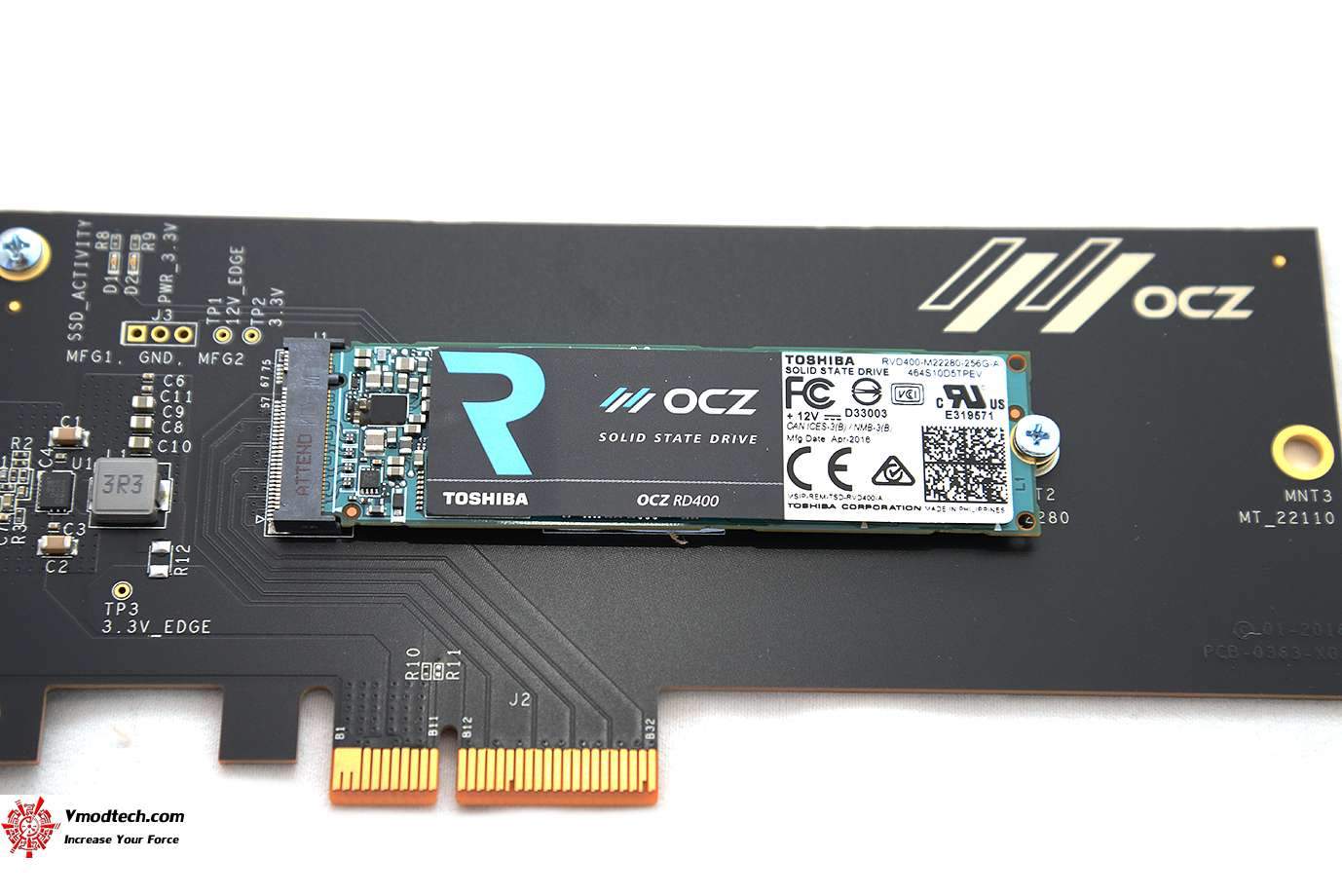 dsc 1835 Toshiba OCZ RD400 PCIe NVME SSD 256GB Review 