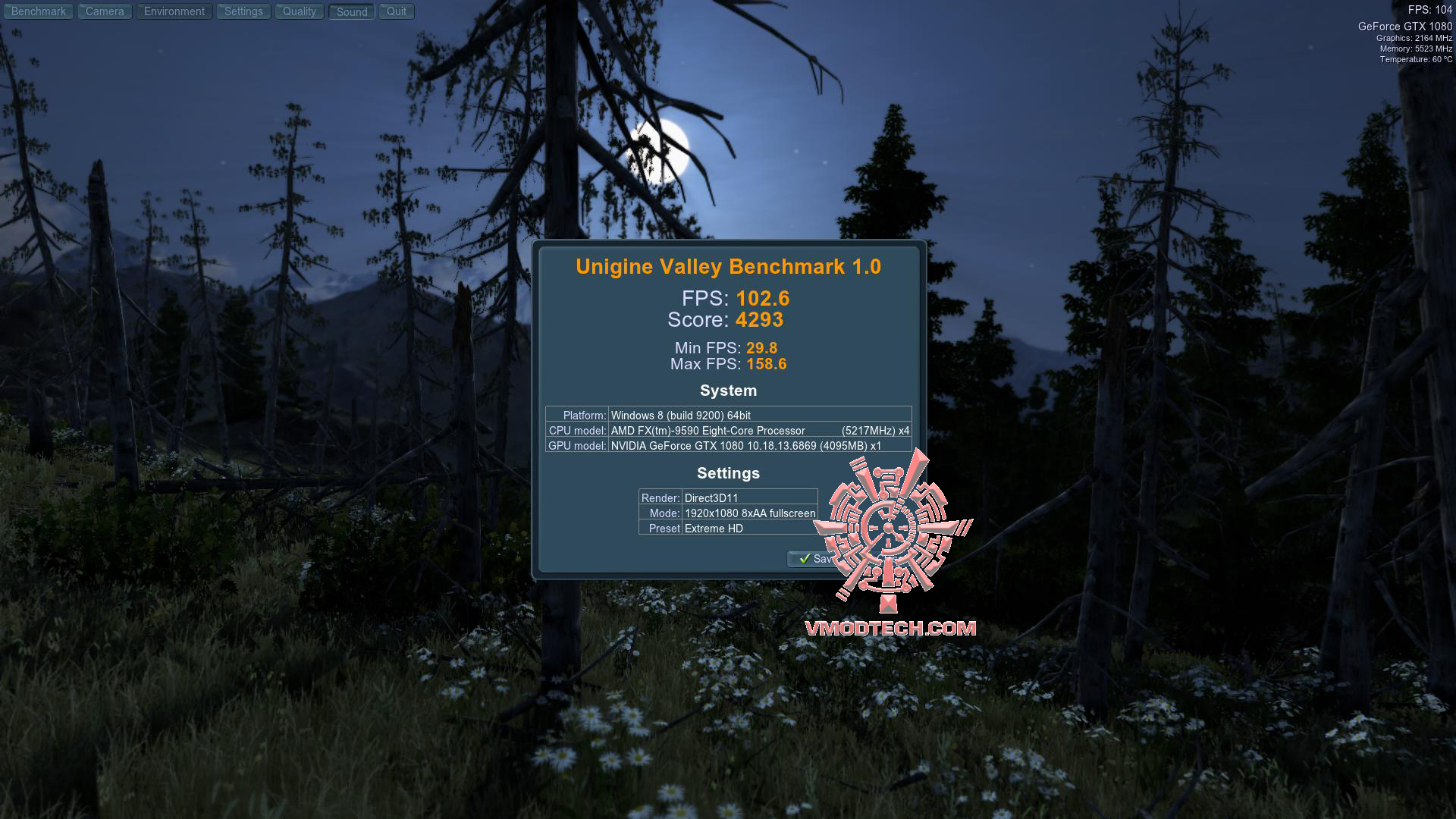 valley 2016 07 10 18 47 04 98 MSI GeForce GTX 1080 GAMING Z 8G Review