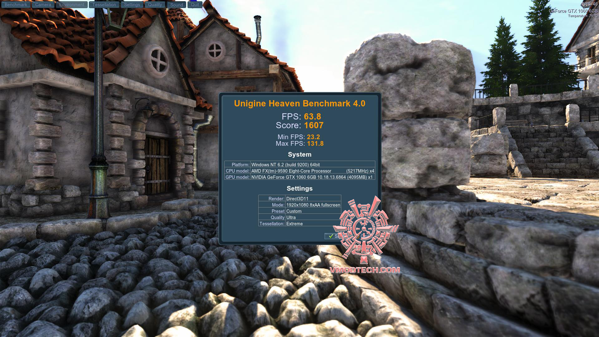 heaven 2016 07 17 09 16 30 39 NVIDIA GeForce GTX 1060 Founder Edition On AMD FX 9590 Review 