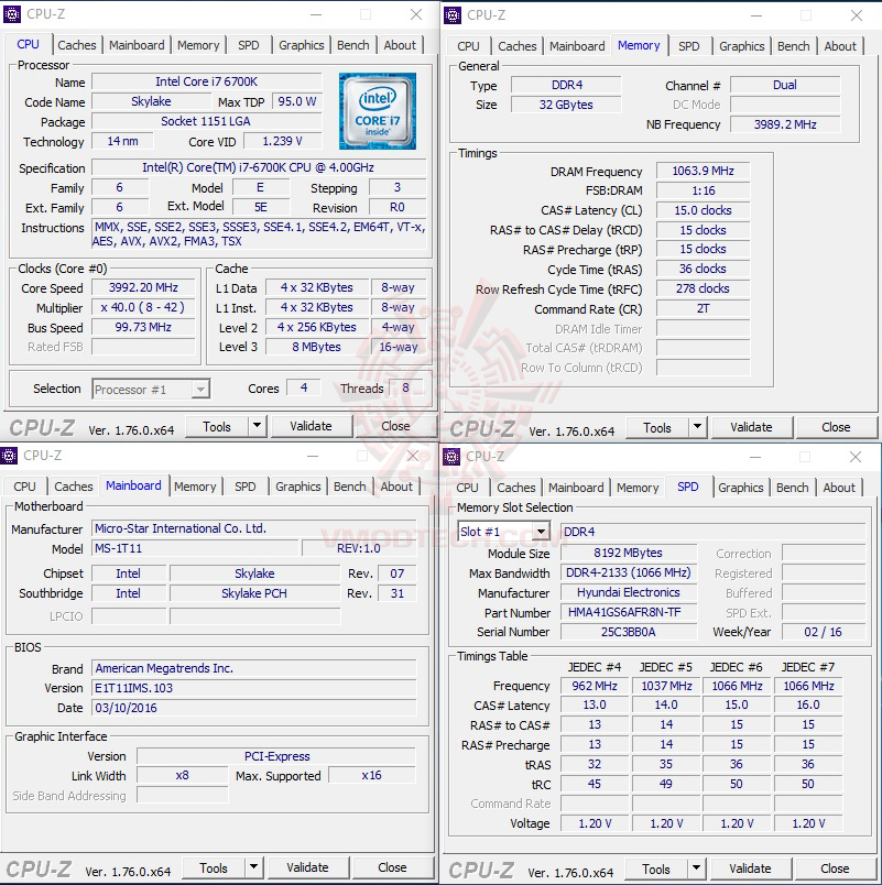 cpuid MSI Vortex G65 6QF SLI REVIEW