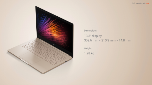 mi-notebook-air-6-635x358 mi notebook air 6 635x358 เปิดตัว Xiaomi Mi Notebook Air อย่างเป็นทางการเสียที งามสุดๆจน Macbook ยังอาย กับราคาสุดเร้าใจที่ประมาณ 18,500 26,500 บาท!!