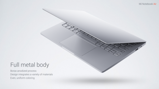 mi-notebook-air-7-635x358 mi notebook air 7 635x358 เปิดตัว Xiaomi Mi Notebook Air อย่างเป็นทางการเสียที งามสุดๆจน Macbook ยังอาย กับราคาสุดเร้าใจที่ประมาณ 18,500 26,500 บาท!!