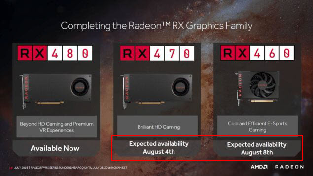 amd-radeon-rx-480-rx-470-rx-460-feature-635x357 amd radeon rx 480 rx 470 rx 460 feature 635x357 AMD Radeon RX 470 เปิดผลทดสอบวันที่ 4 สิงหาคม ส่วน AMD Radeon RX 460 เปิดผลทดสอบวันที่ 8 สิงหาคมนี้