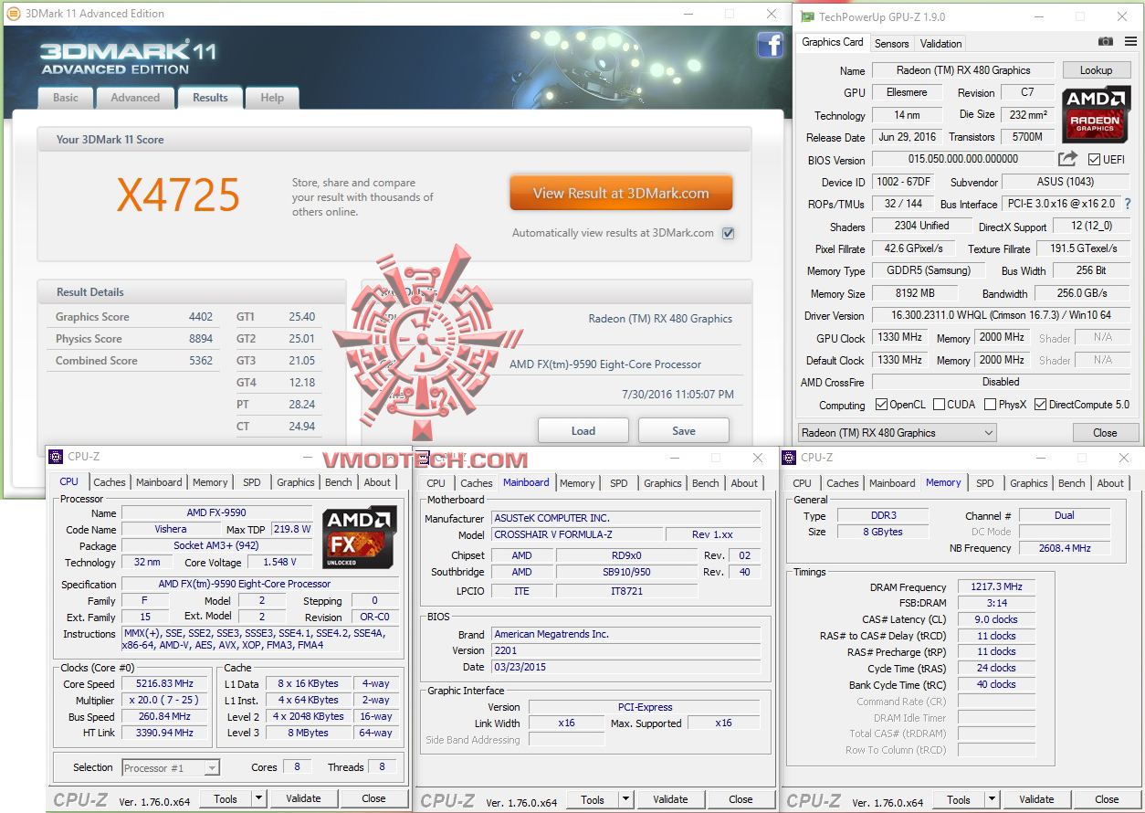 11 x ASUS ROG STRIX RX480 8G GAMING REVIEW