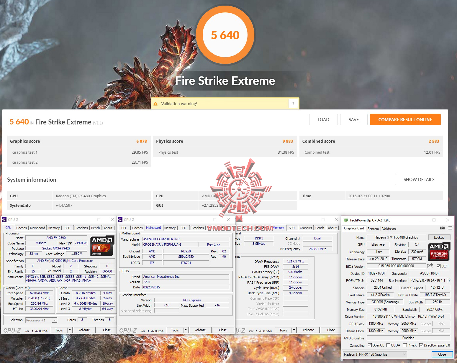 fire ex oc ASUS ROG STRIX RX480 8G GAMING REVIEW