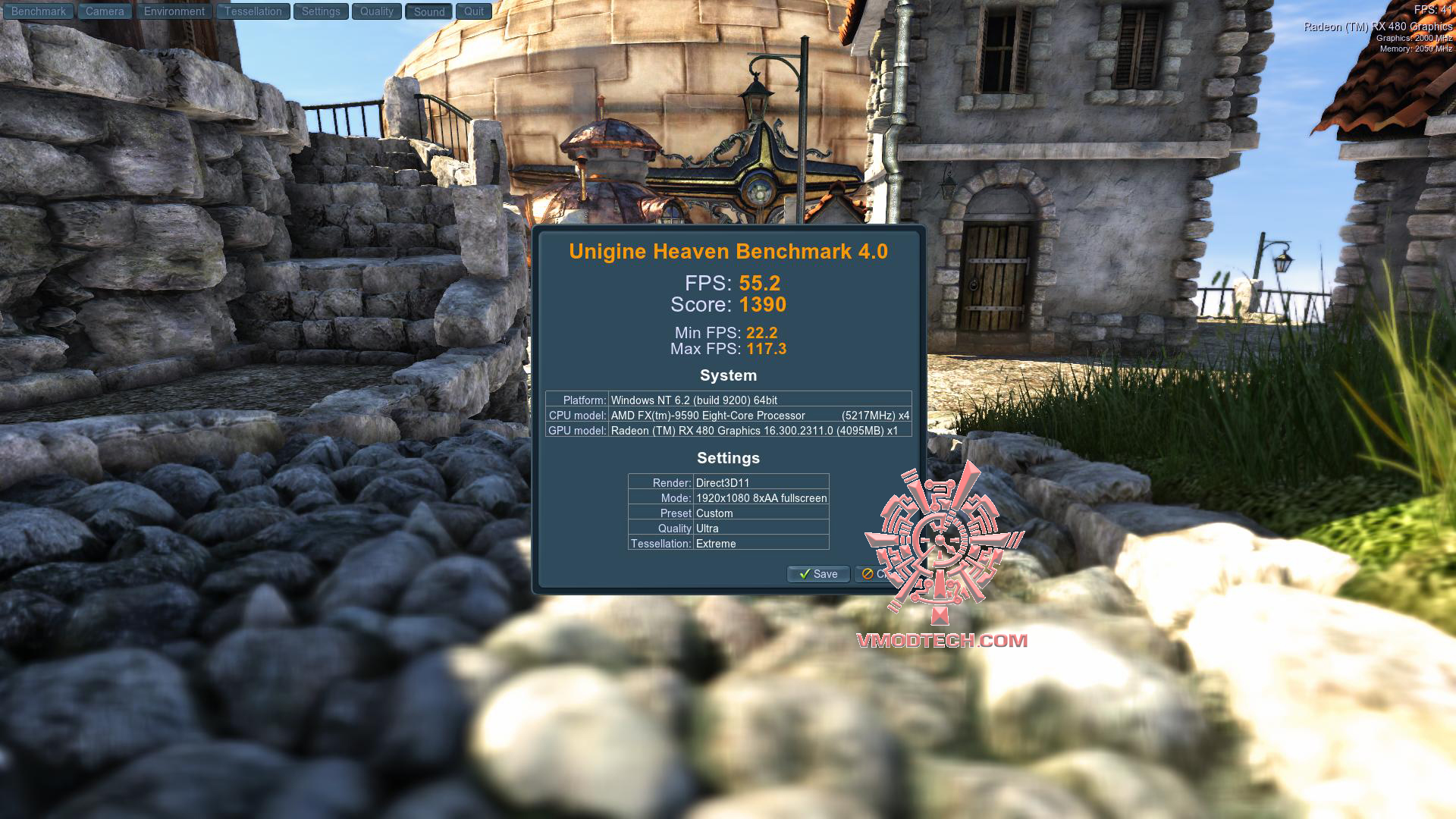 heaven 2016 07 31 00 26 18 09 ASUS ROG STRIX RX480 8G GAMING REVIEW