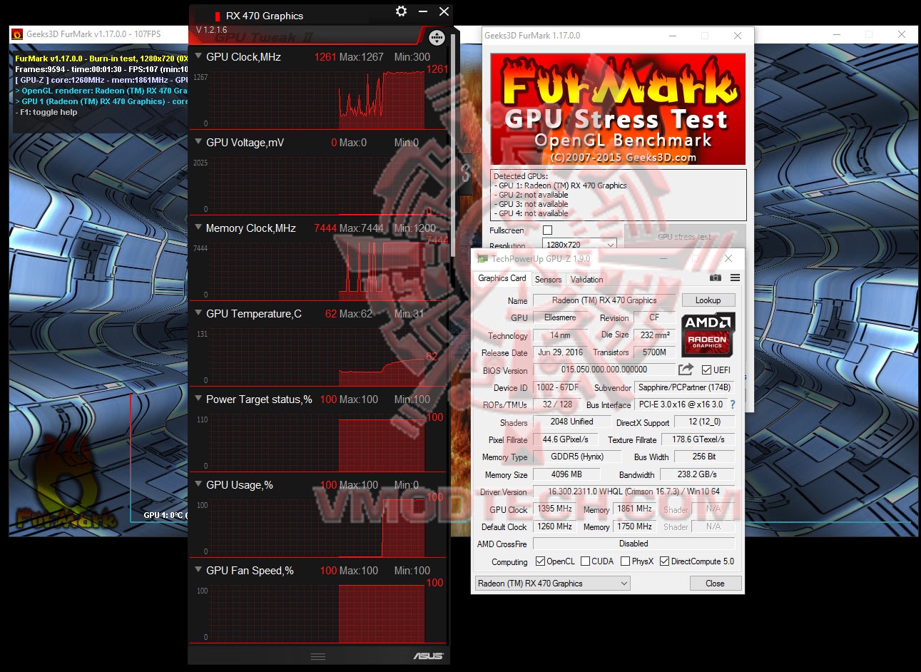 furoc furoc SAPPHIRE NITRO Radeon RX 470 OC 4GB GDDR5 Review