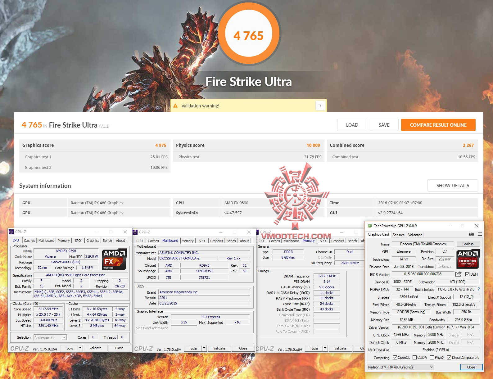 fire-u fire u AMD RADEON RX480 CROSSFIRE 2WAYS ON AMD FX 9590 REVIEW