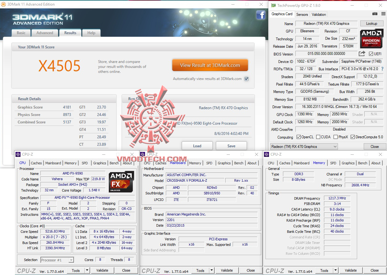 11x oc SAPPHIRE NITRO Radeon RX 470 OC 8GB GDDR5 Review