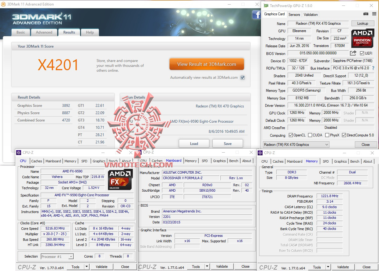 11x1 SAPPHIRE NITRO Radeon RX 470 OC 8GB GDDR5 Review