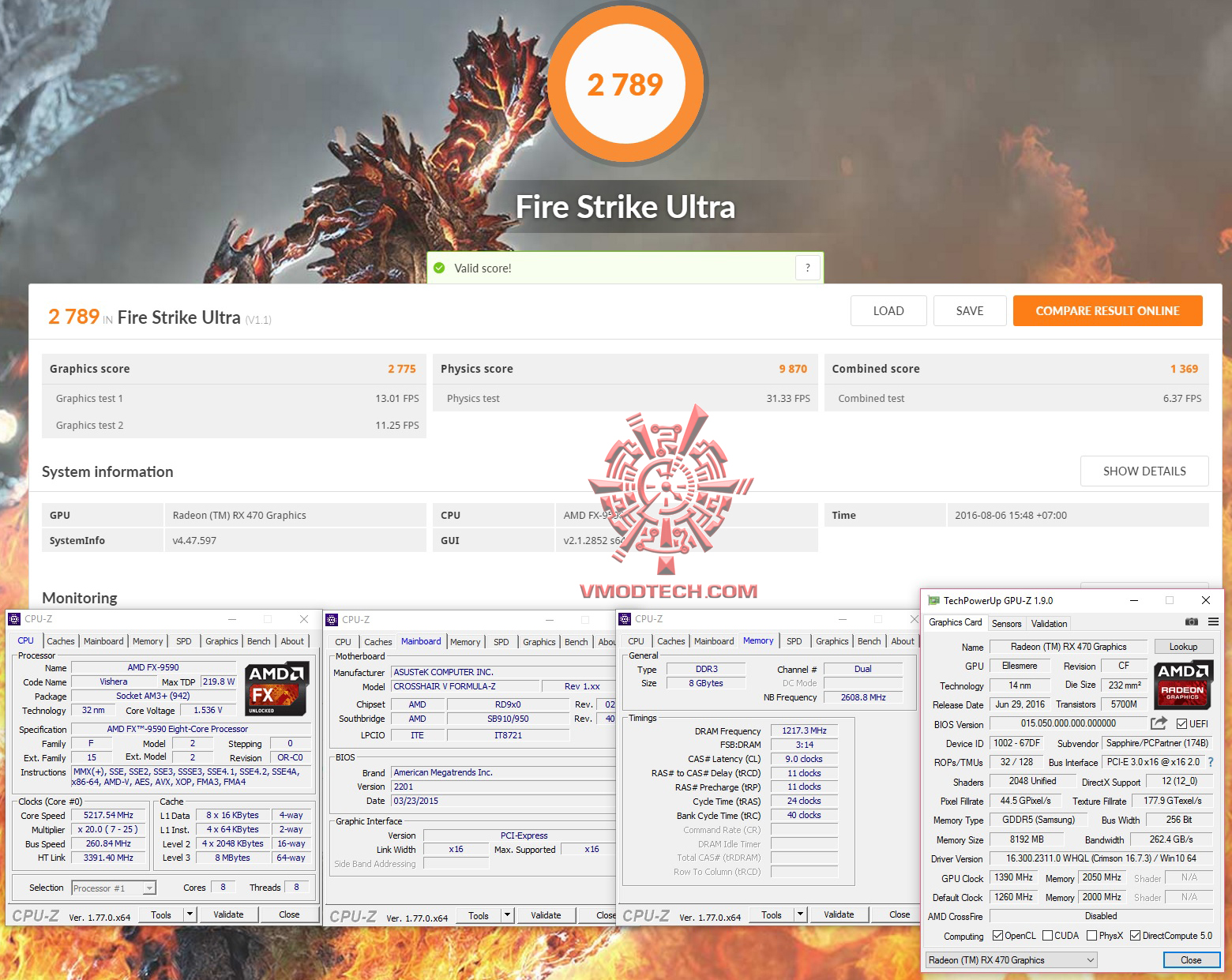 fire u oc SAPPHIRE NITRO Radeon RX 470 OC 8GB GDDR5 Review