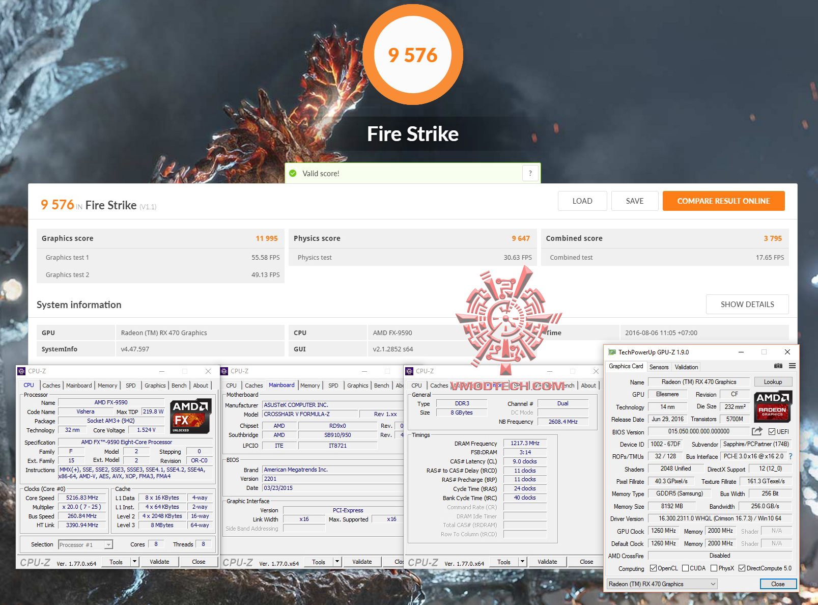 fire SAPPHIRE NITRO Radeon RX 470 OC 8GB GDDR5 Review