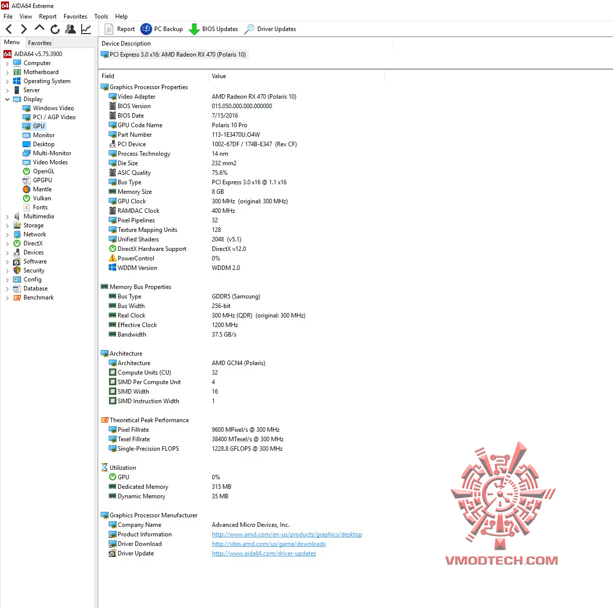 info1 SAPPHIRE NITRO Radeon RX 470 OC 8GB GDDR5 Review
