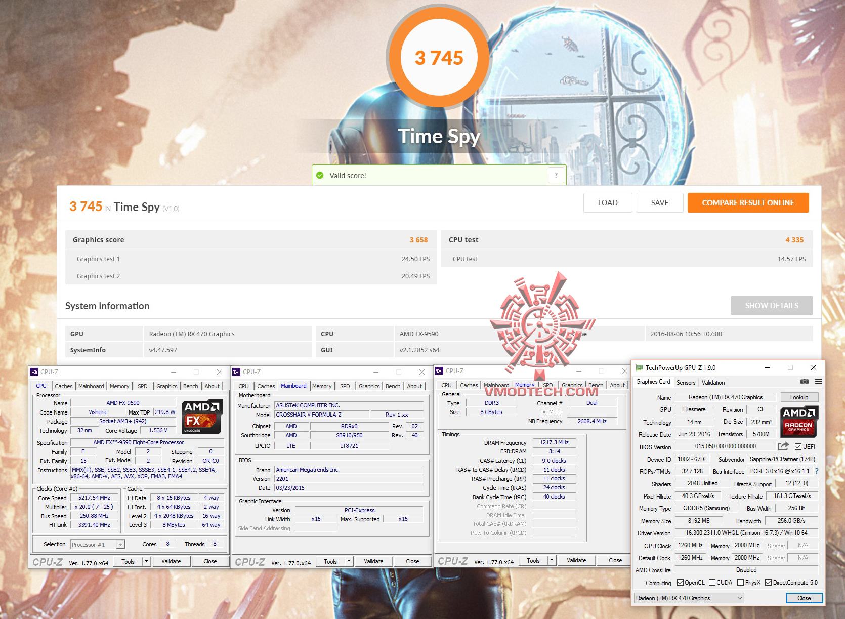 spy SAPPHIRE NITRO Radeon RX 470 OC 8GB GDDR5 Review