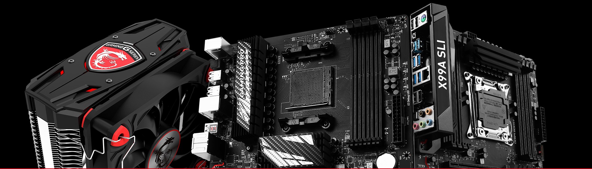 1 MSI เปิดตัวมาเธอร์บอร์ดสองรุ่นใหม่ 970A GAMING PRO CARBON , X99A SLI PLUS และฮีตซิงค์ระบายความร้อนซีพียู CORE FROZR ใหม่ล่าสุดในงาน GAMESCOM 2016