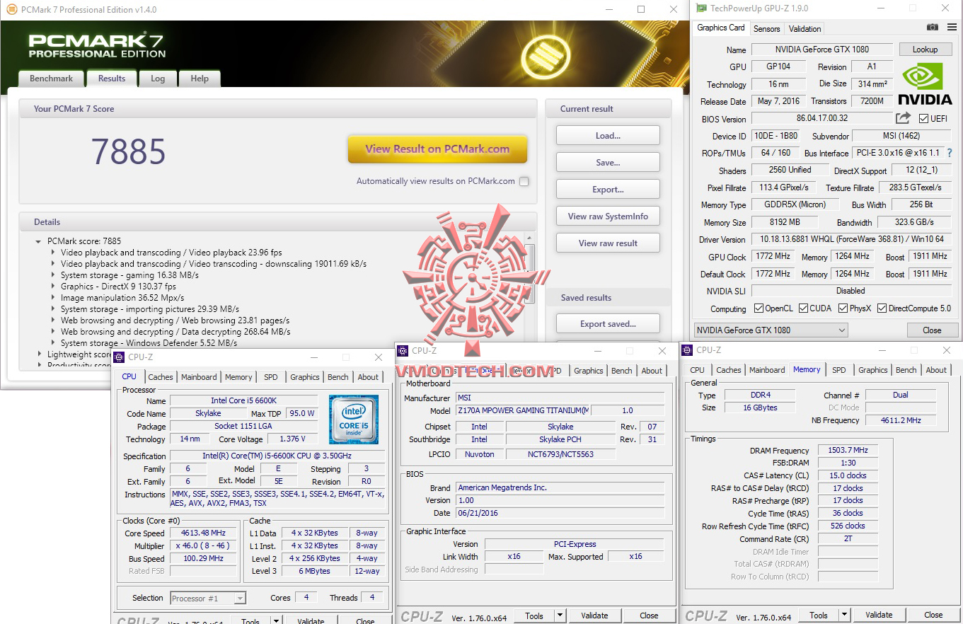 pc7 MSI Z170A MPOWER GAMING TITANIUM REVIEW