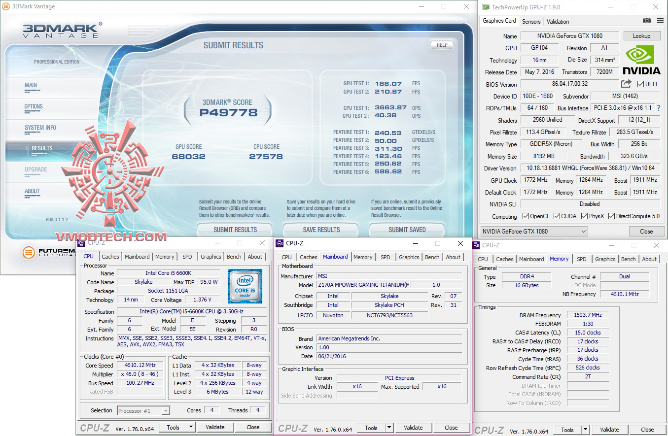 vt MSI Z170A MPOWER GAMING TITANIUM REVIEW