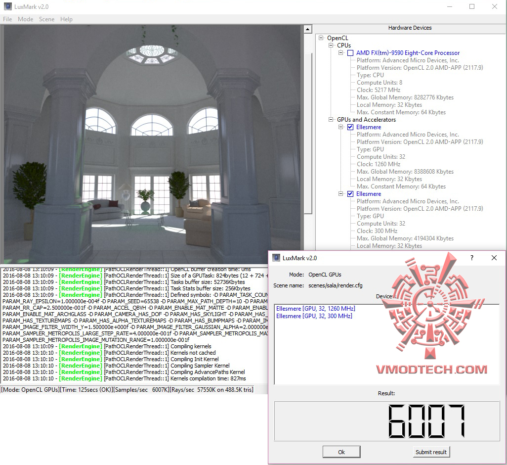 luxmark AMD RADEON RX470 CROSSFIRE 2WAYS ON AMD FX 9590 REVIEW