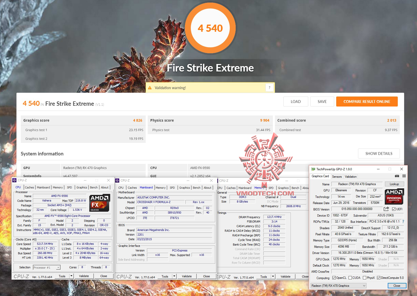 fire ex ASUS ROG STRIX RX470 4G GAMING REVIEW
