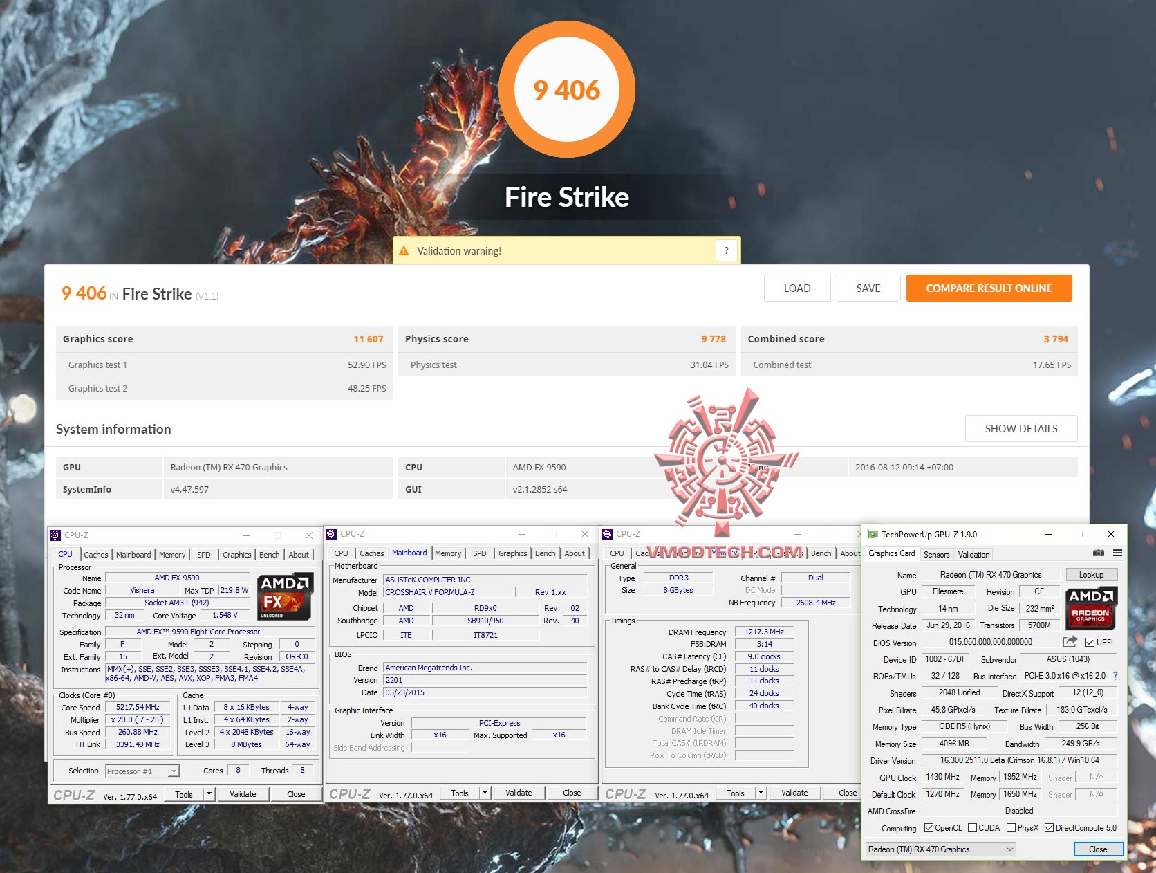 fire oc ASUS ROG STRIX RX470 4G GAMING REVIEW