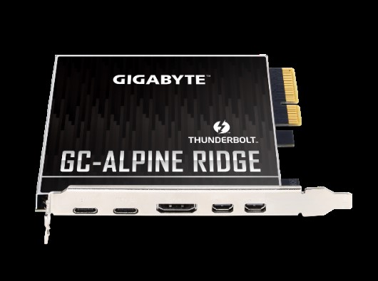 4 GIGABYTE เสนอช่องทางการอัพเกรด Thunderbolt™ 3 เพื่อเพิ่มความคุ้มค่าบนเมนบอร์ด GIGABYTE สร้างเซอร์ไพรส์สู่ผู้ใช้งาน