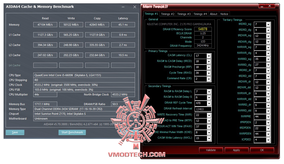 mem mem ASUS Z170 PRO GAMING/AURA REVIEW