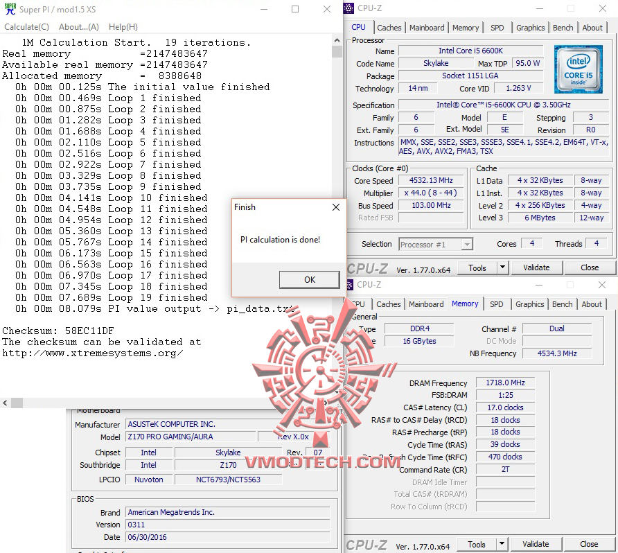 superpi-1mb superpi 1mb ASUS Z170 PRO GAMING/AURA REVIEW
