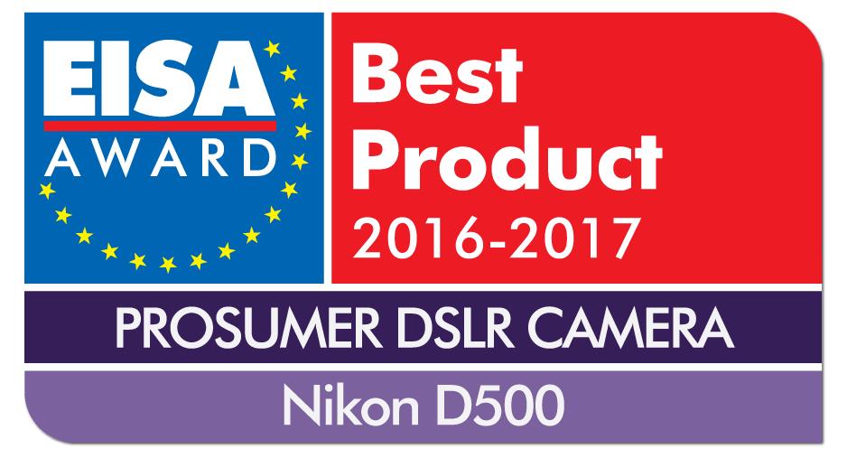eisa2016 นิคอน D500 คว้ารางวัล EISA European Prosumer DSLR Camera 2016 2017