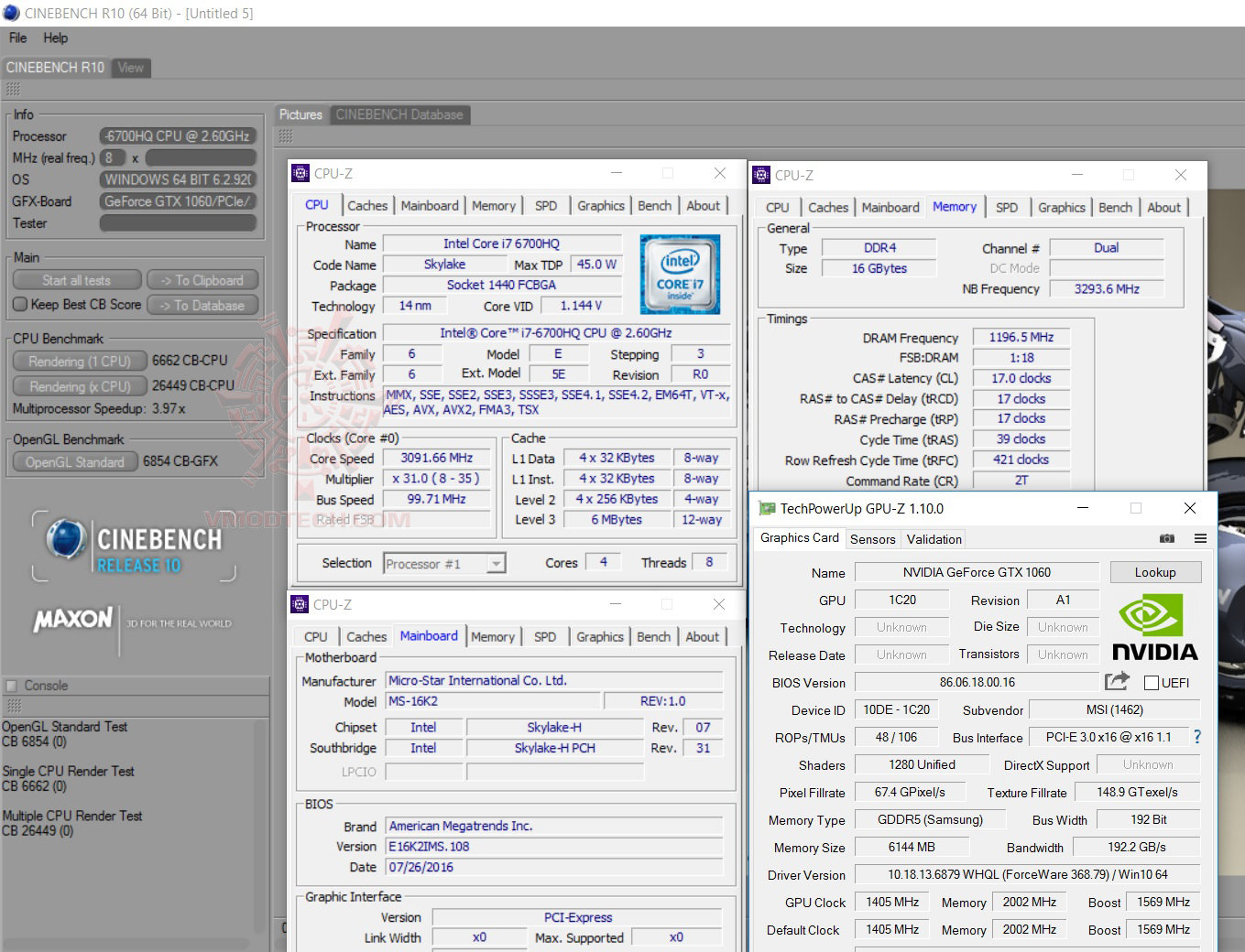 cine10 cine10 MSI GS63VR 6RF Stealth Pro Review