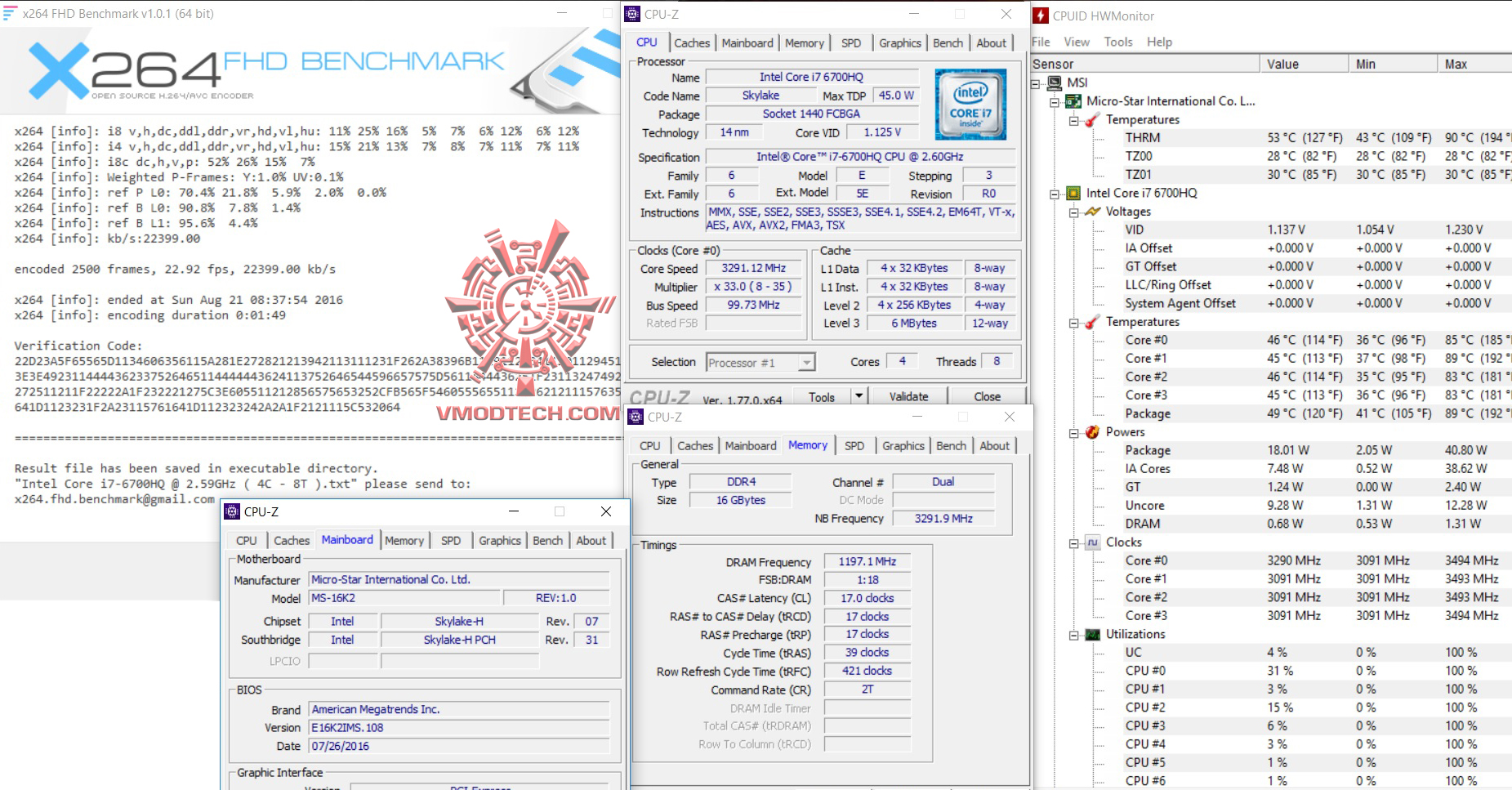 x264-2 x264 2 MSI GS63VR 6RF Stealth Pro Review