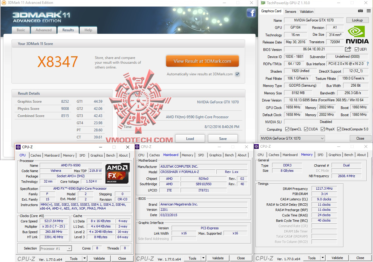 11x ASUS ROG Strix GTX 1070 8G GAMING REVIEW