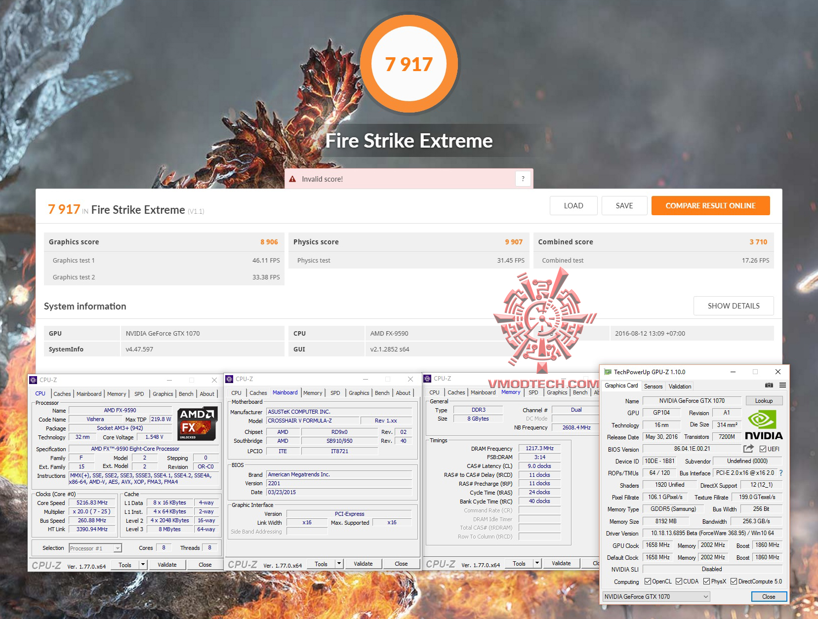 fire ex ASUS ROG Strix GTX 1070 8G GAMING REVIEW