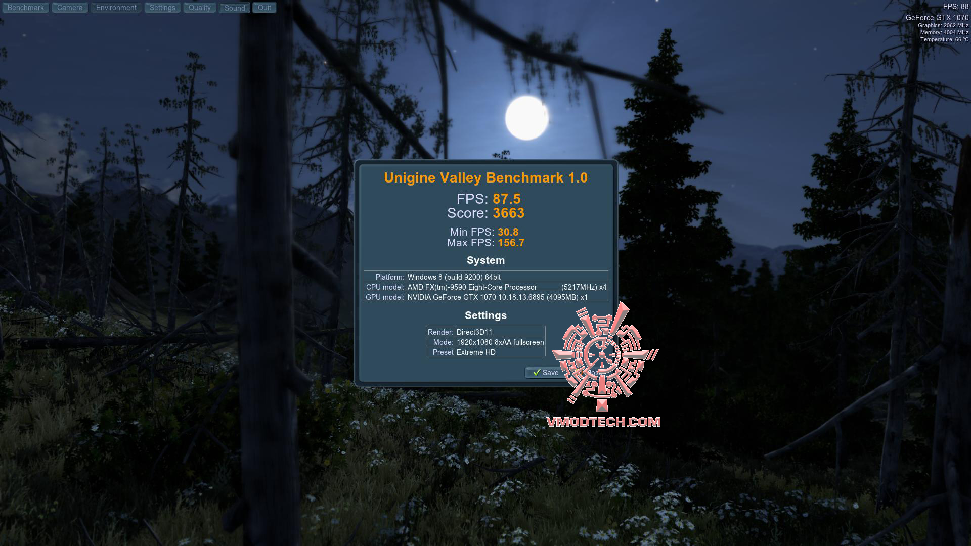 valley 2016 08 12 20 08 16 50 ASUS ROG Strix GTX 1070 8G GAMING REVIEW