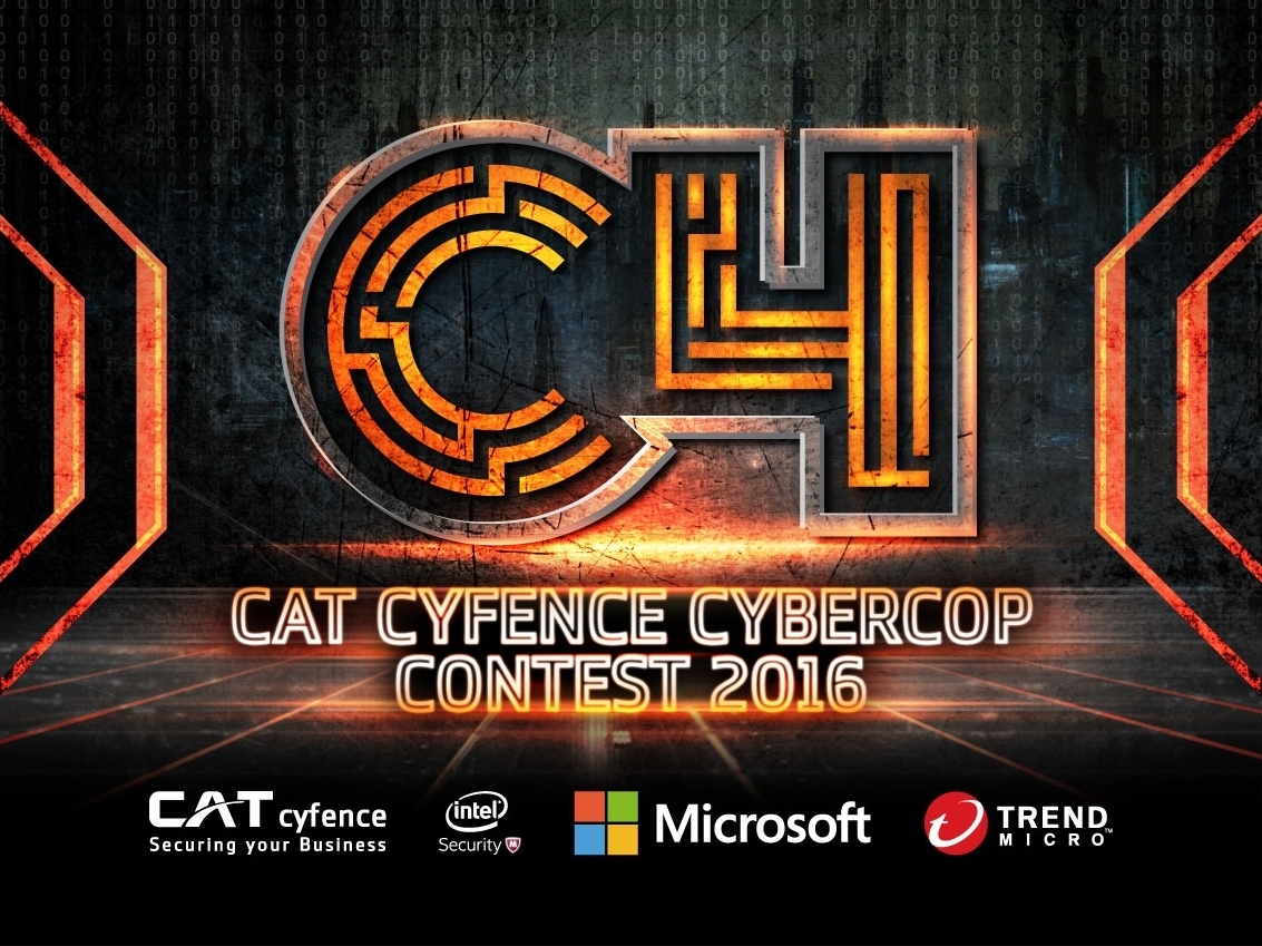 c4_visual_sponsor c4 visual sponsor กสท โทรคมนาคม จัดพิธีเปิดการแข่งขัน CAT CYFENCE CYBERCOP CONTEST 2016 สนามท้าประลองค้นหาแชมป์ตัวจริงอัจฉริยะ นักแกะรอยโจรกรรมบนโลกไซเบอร์ ปีที่ 3