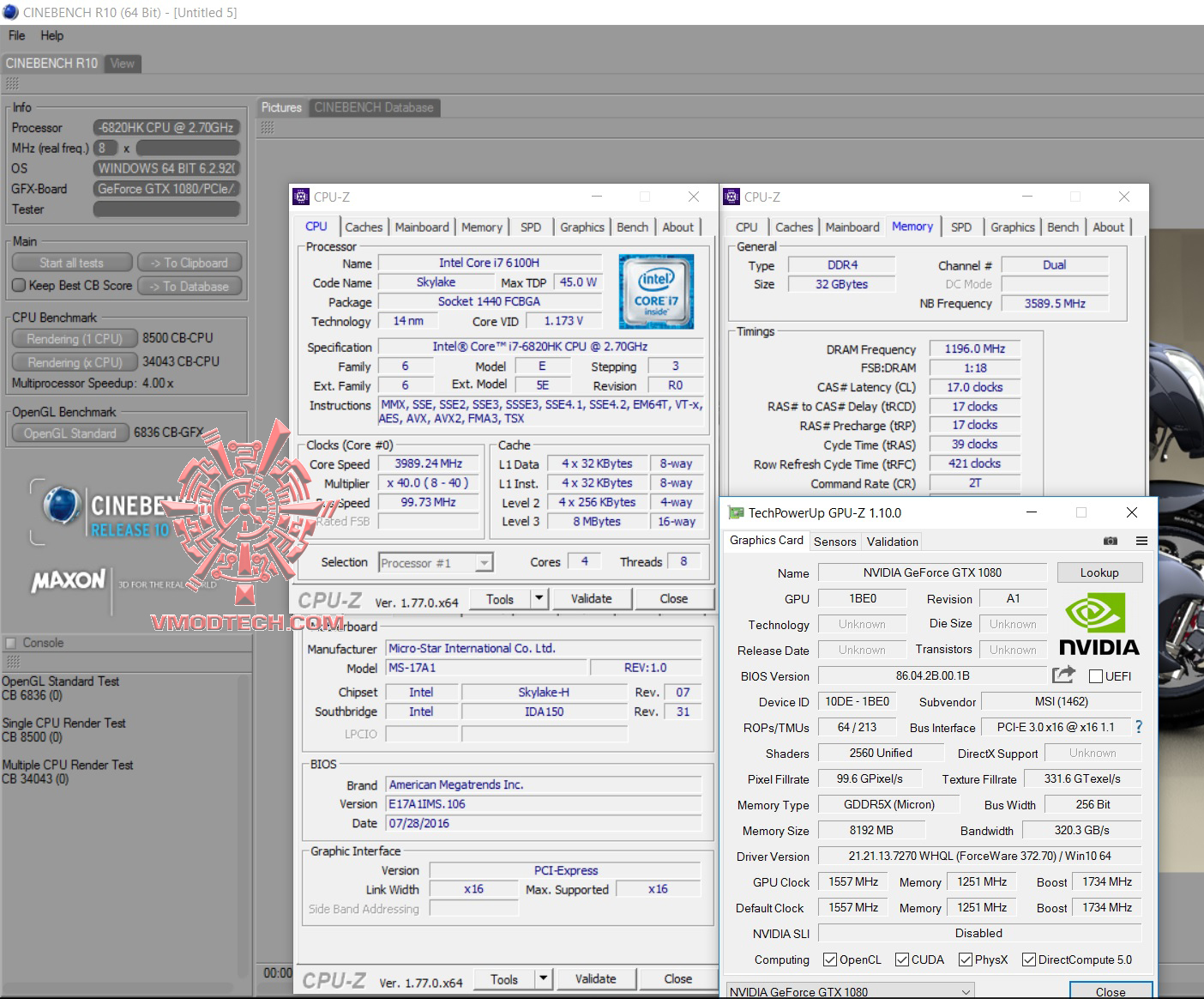 cine10 cine10 MSI GT73VR 6RF Titan Pro Review
