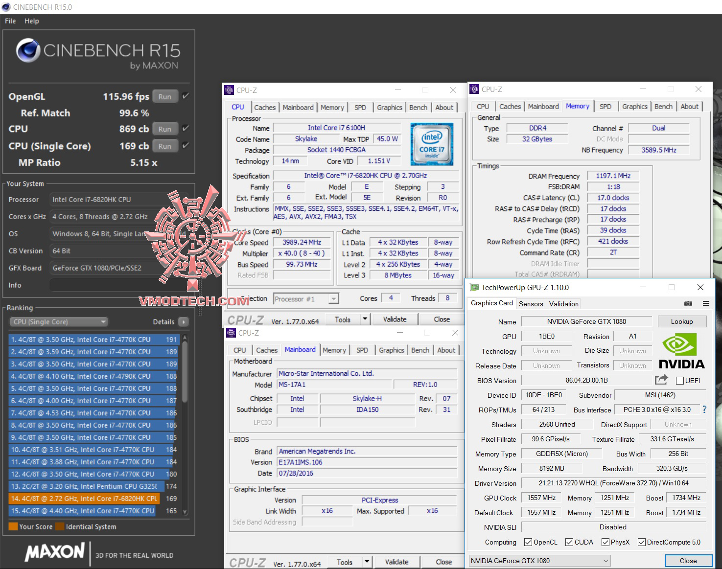 cine15 cine15 MSI GT73VR 6RF Titan Pro Review