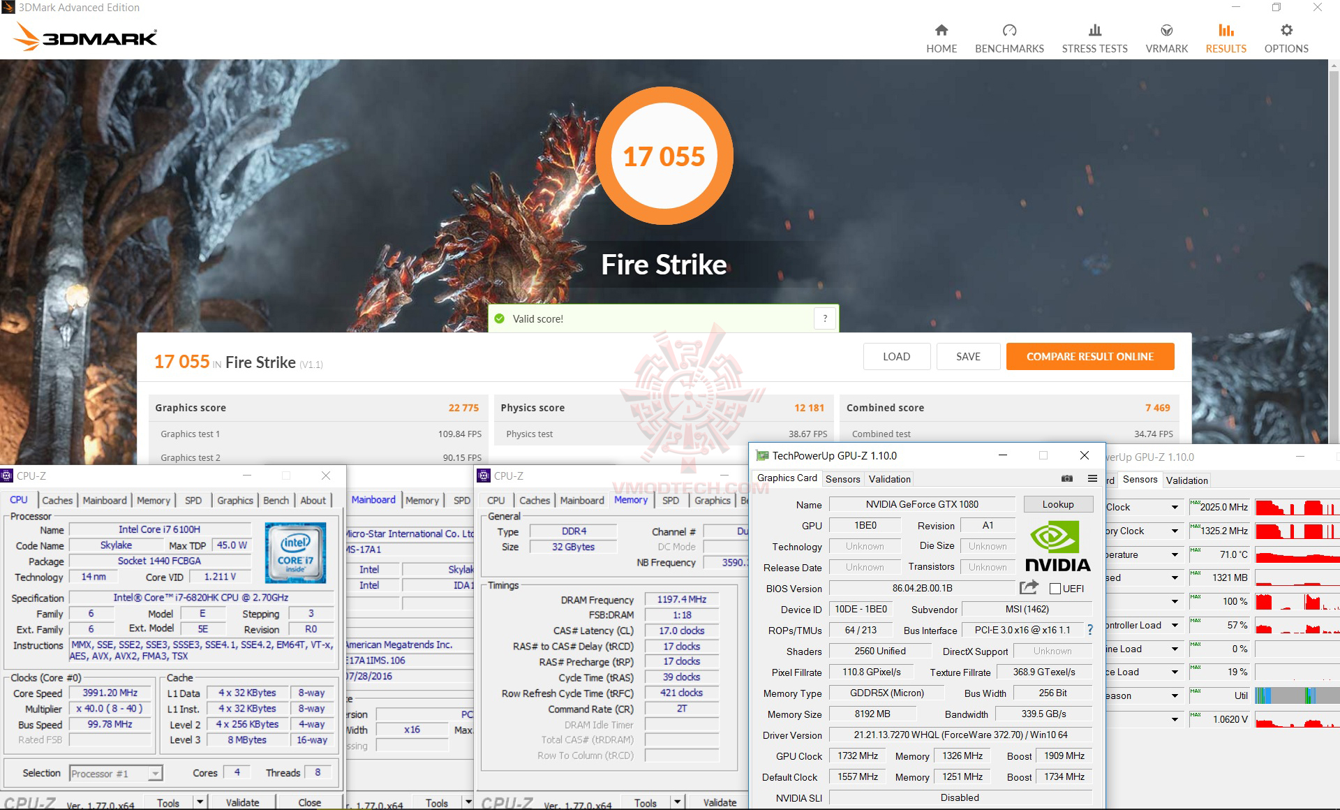fire oc MSI GT73VR 6RF Titan Pro Review