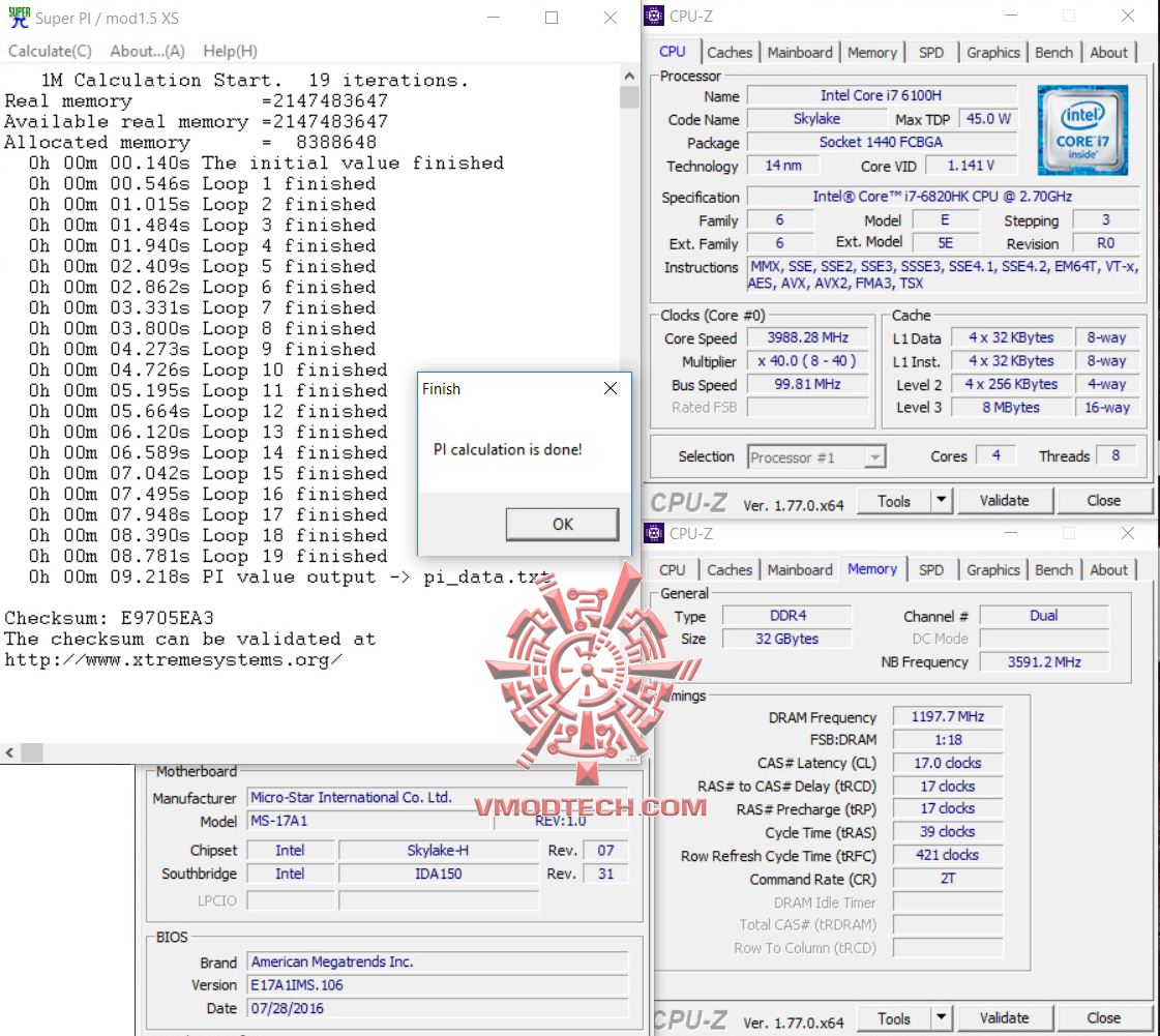 superpi-1mb superpi 1mb MSI GT73VR 6RF Titan Pro Review