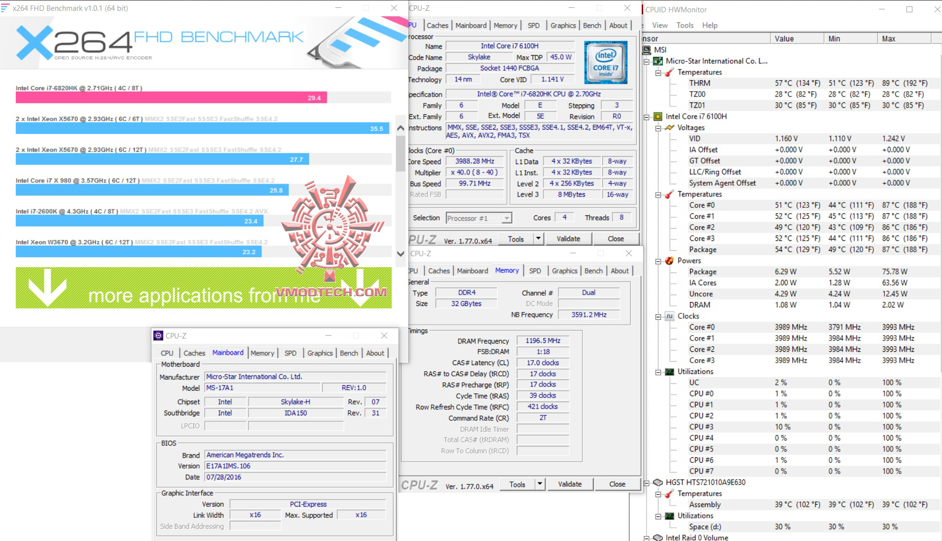 x264 x264 MSI GT73VR 6RF Titan Pro Review