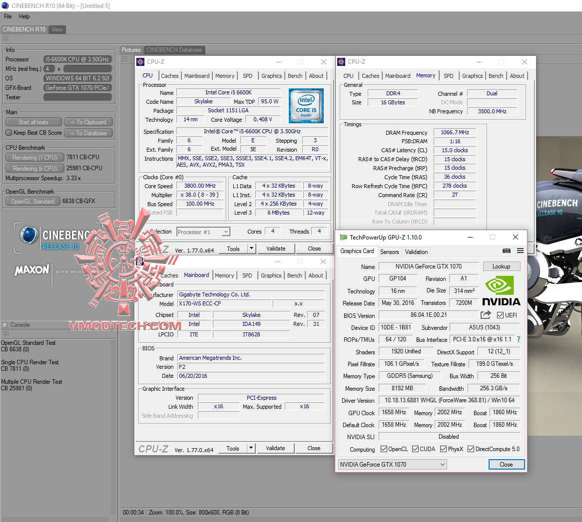 cine10 GIGABYTE X170 WS ECC REVIEW