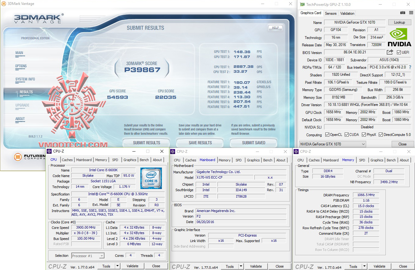 vt GIGABYTE X170 WS ECC REVIEW